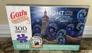 God's Light Promise Puzzle 300 Large Pieces New!